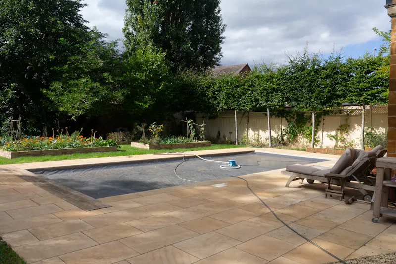 Swimming pool - outdoor at Wellingborough Georgian Home, A1670 (photo 45)