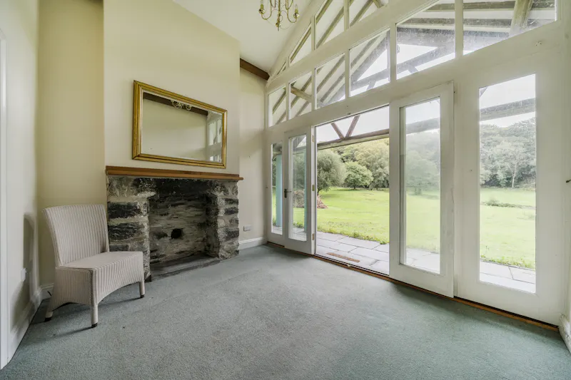 Fireplace at Secluded North Wales estate, C957 (photo 33)