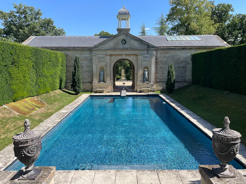Swimming pool - outdoor at Stunning Oxfordshire Stately , A1677 (photo 2)