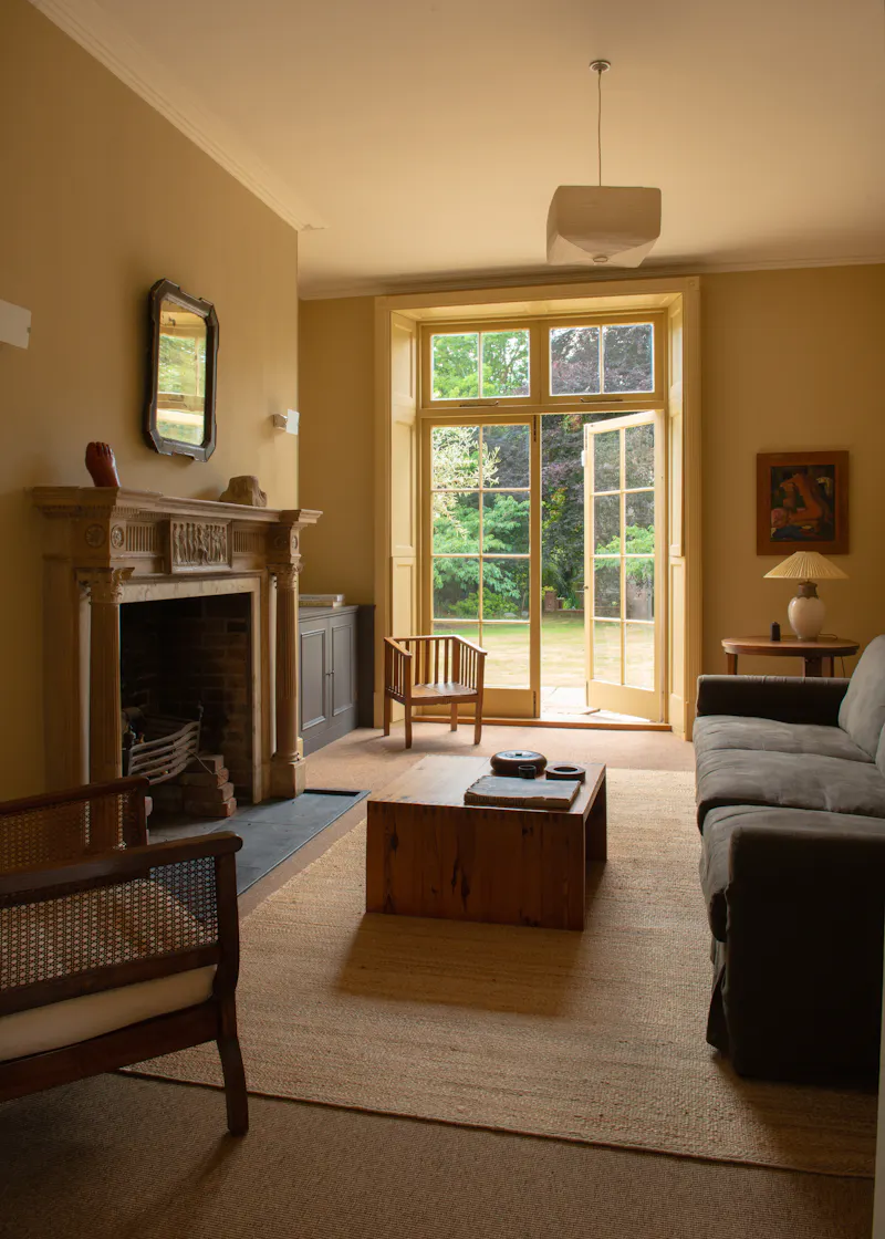 French doors at Refined Suffolk Georgian manor, A1690 (photo 8)