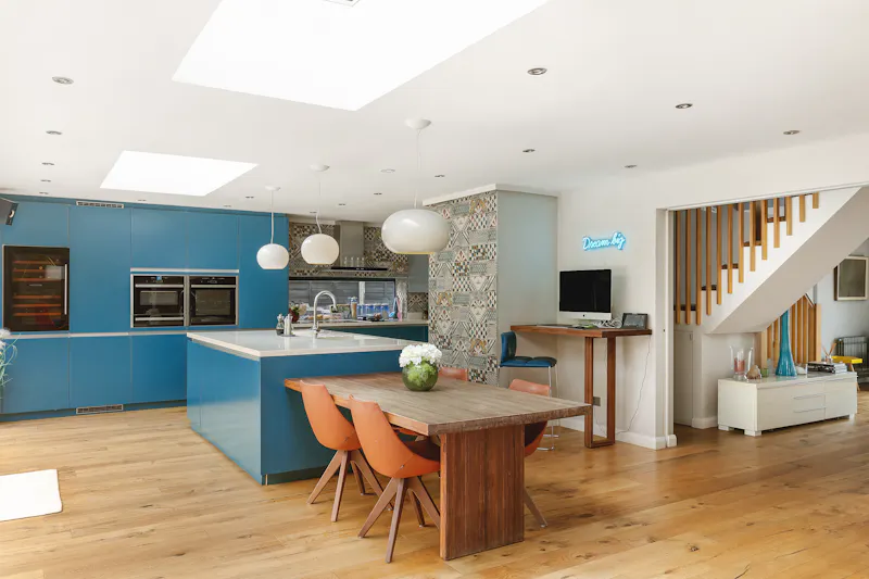 Kitchen at Modern Crystal Palace home, D2847 (photo 7)
