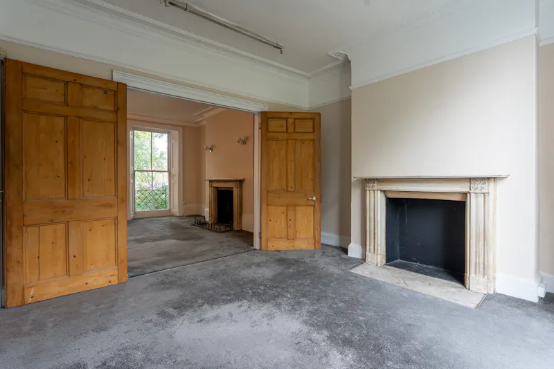 Through drawing room at Vacant Newington Green Georgian, A1682 (photo 21)