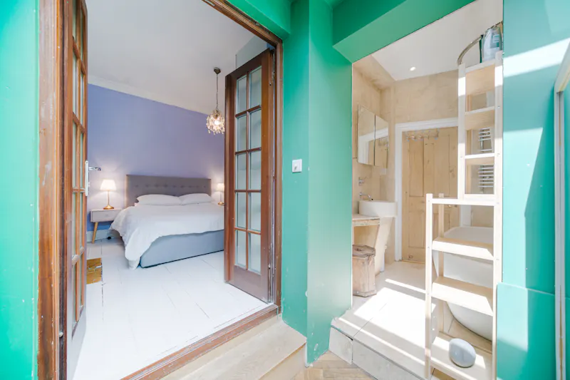 Bedroom at White City Victorian apartment, B2111 (photo 12)