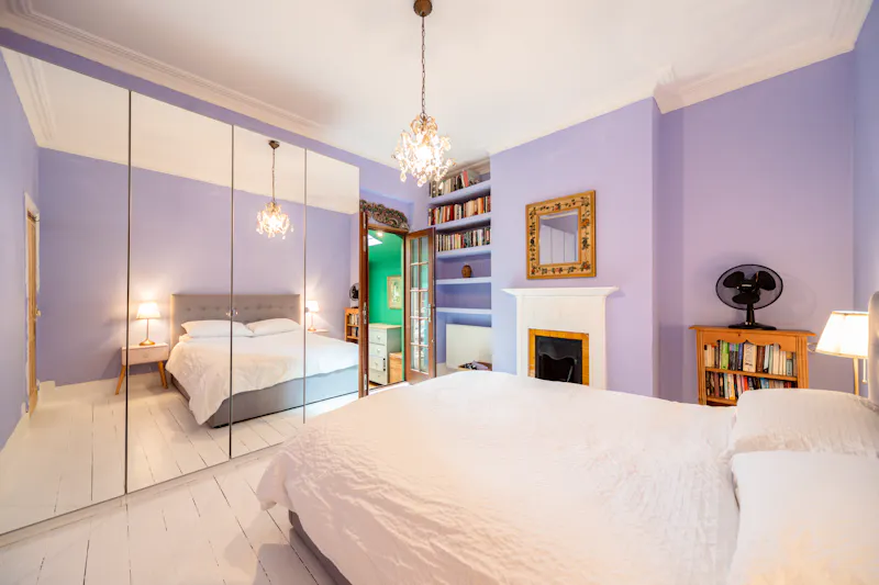 Bedroom at White City Victorian apartment, B2111 (photo 11)