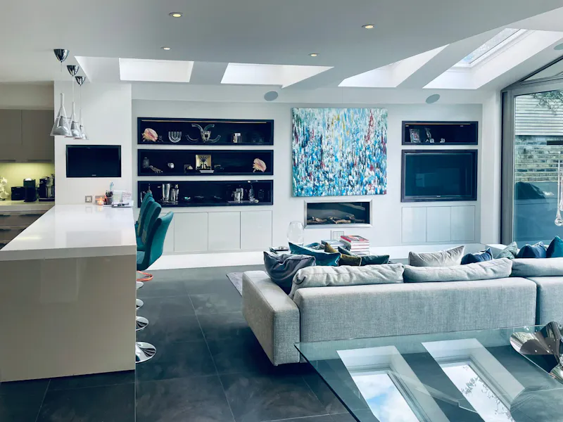 Living Room at Sleek Fulham Townhouse, B2110 (photo 8)