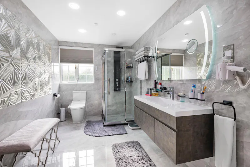 Shower at Hadley Wood luxe home, D2854 (photo 44)