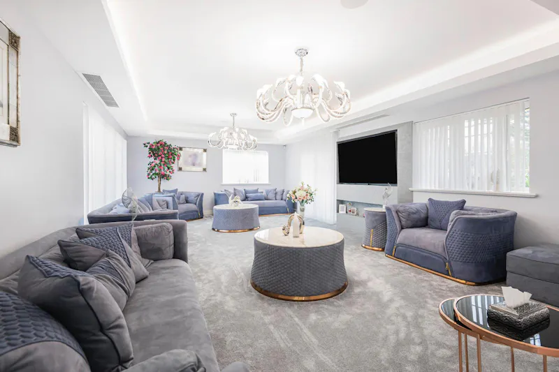 Living Room at Hadley Wood luxe home, D2854 (photo 11)