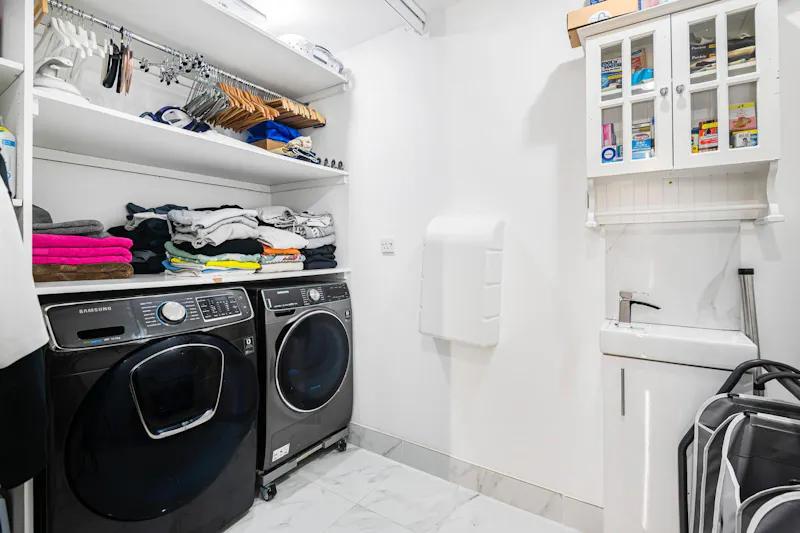 Utility room at Hadley Wood luxe home, D2854 (photo 54)