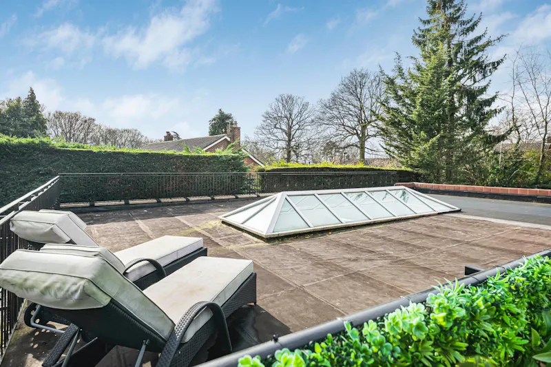 Roof terrace at Hadley Wood luxe home, D2854 (photo 75)