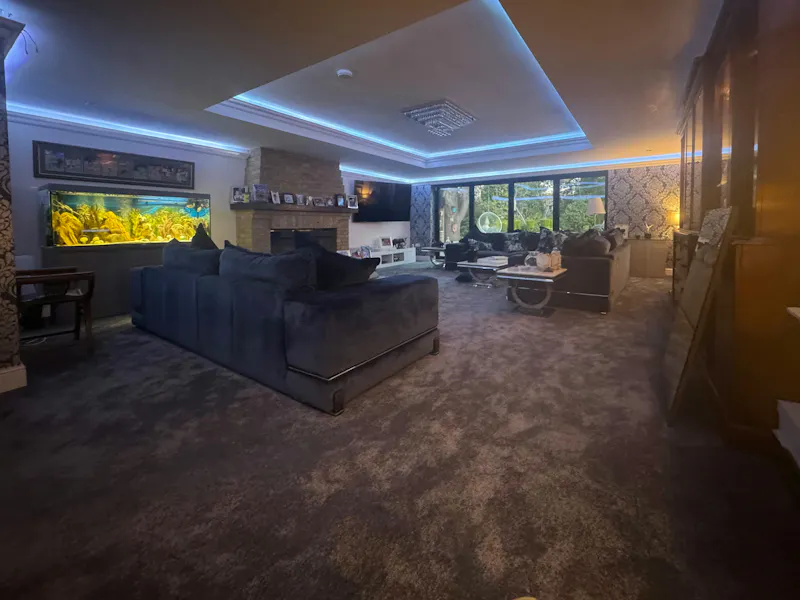 Living Room at Uxbridge Modern Mansion, D2852 (photo 7)