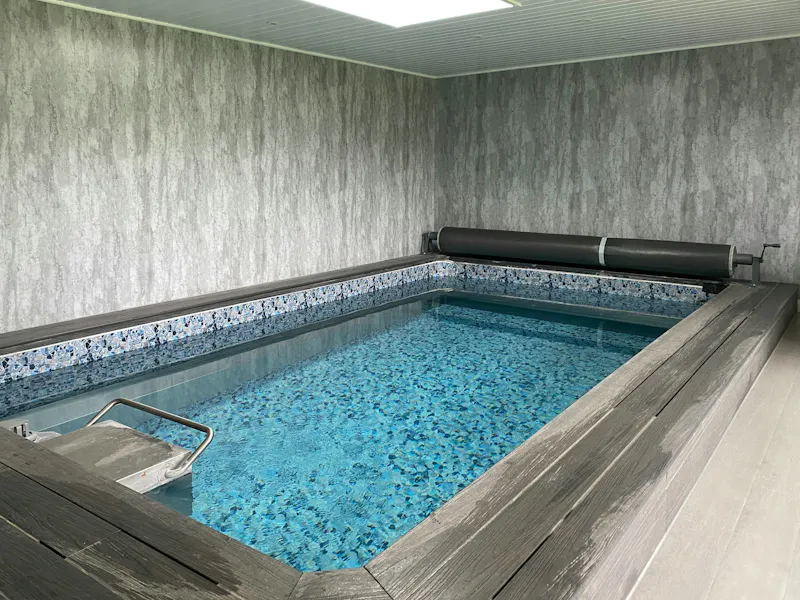 Swimming pool - outdoor at Light-filled Rickmansworth Home, D2853 (photo 41)