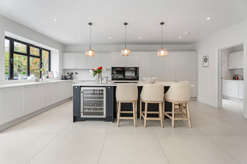 Kitchen island at St Albans Modern Family Home, D2856 (photo 7)