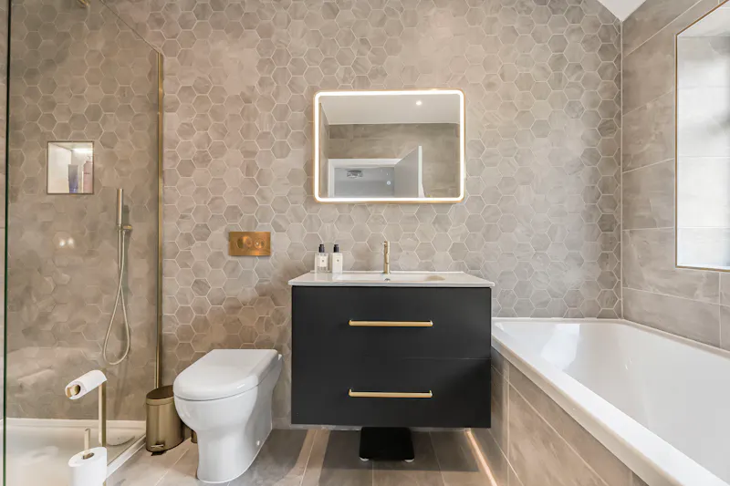 Bathroom at St Albans Modern Family Home, D2856 (photo 18)