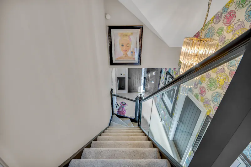 Staircase at Quirky Brentwood Home, D2858 (photo 10)