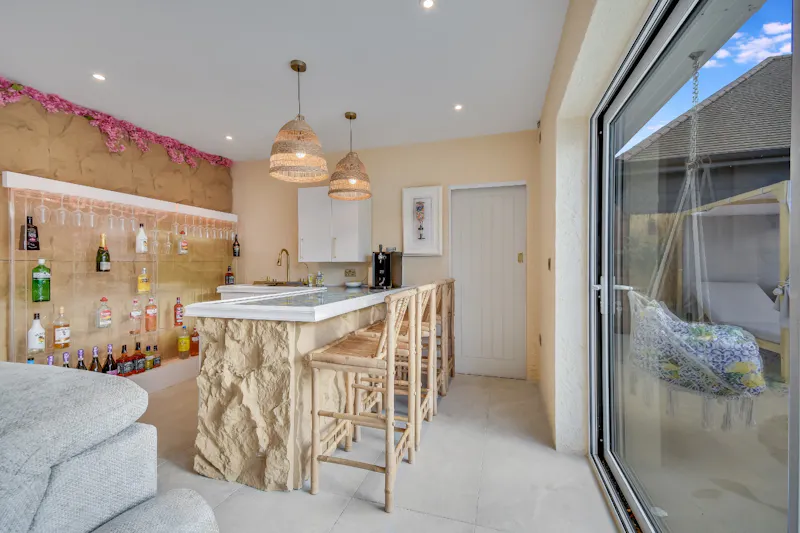 Bar at Quirky Brentwood Home, D2858 (photo 14)