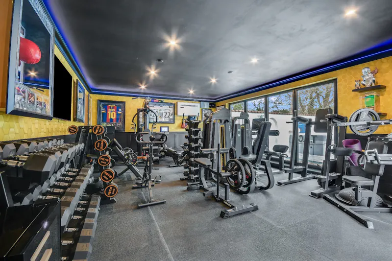 Gym at Quirky Brentwood Home, D2858 (photo 18)