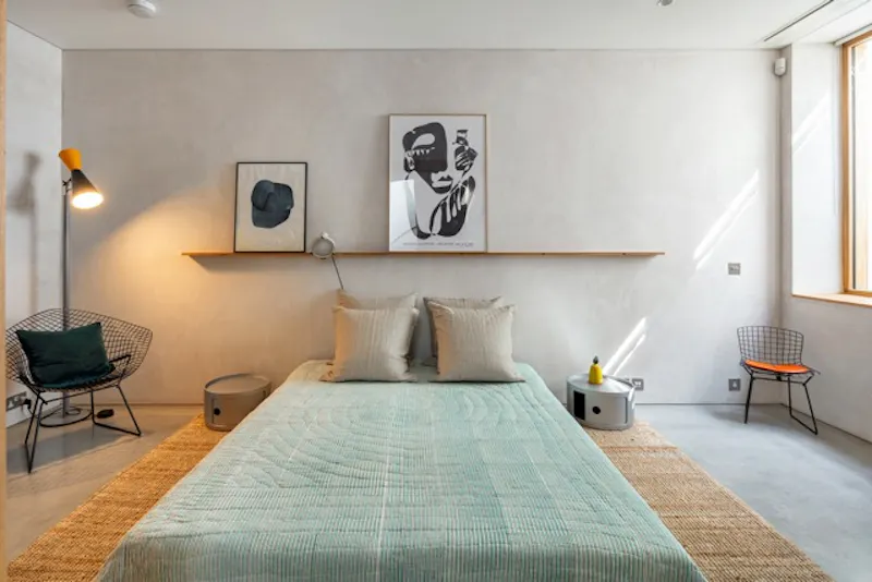 Bedroom at Architectural Camden Townhouse, A1684 (photo 17)