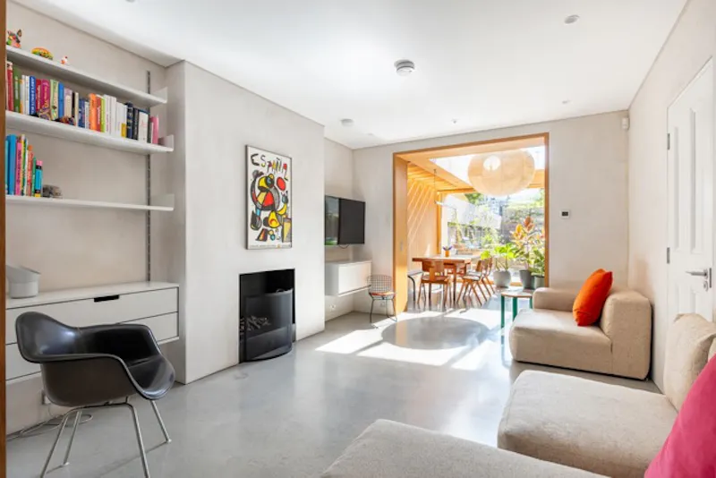 Living Room at Architectural Camden Townhouse, A1684 (photo 6)