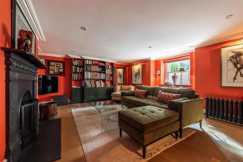 Living Room at Stunning Dorking Victorian Home, B2115 (photo 7)