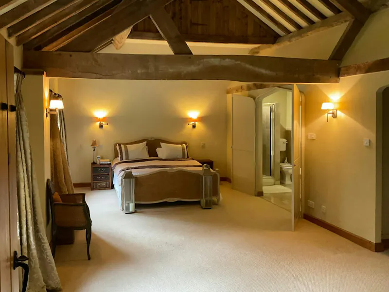 Bedroom at Beautiful Bedford barn, L777 (photo 13)