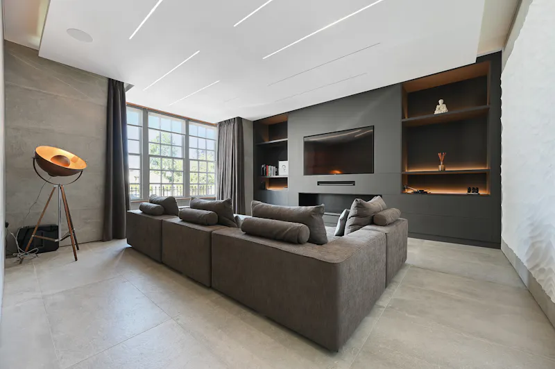 Living Room at Sleek Modern Harrow apartment, B2118 (photo 2)