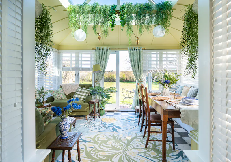 Conservatory at Colourful cosy Hertford cottage, C954 (photo 18)