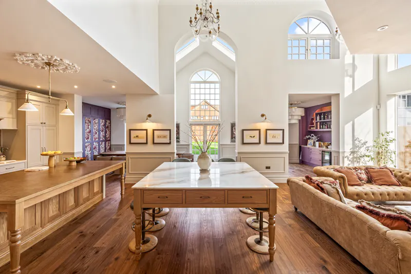 Open plan at Renovated Hove rectory , B2117 (photo 3)