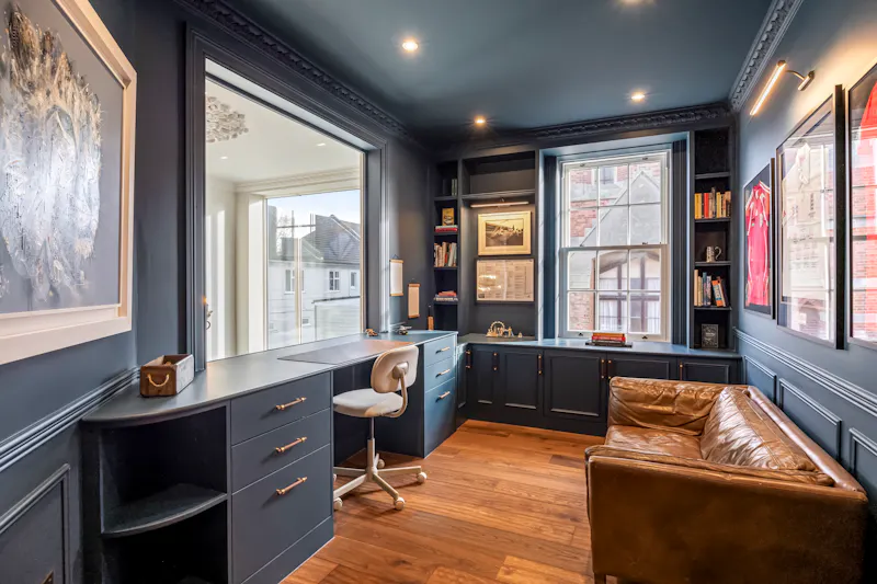 Study at Renovated Hove rectory , B2117 (photo 38)