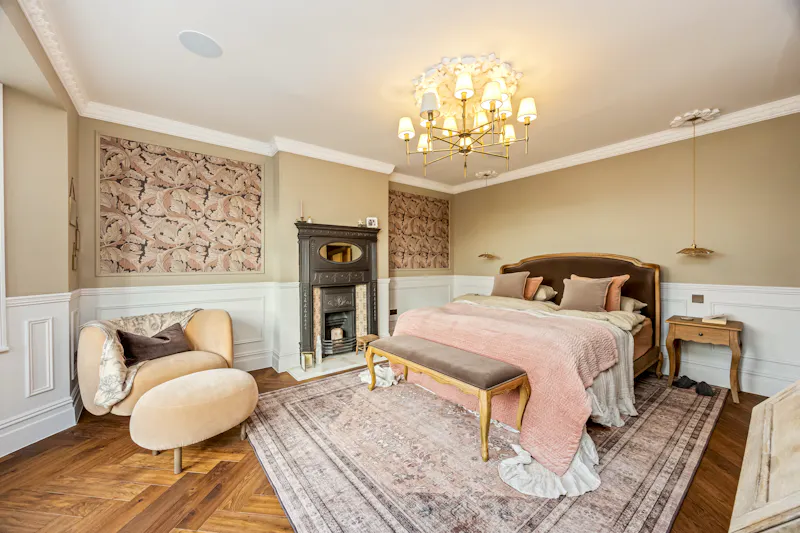 Bedroom - main at Renovated Hove rectory , B2117 (photo 21)