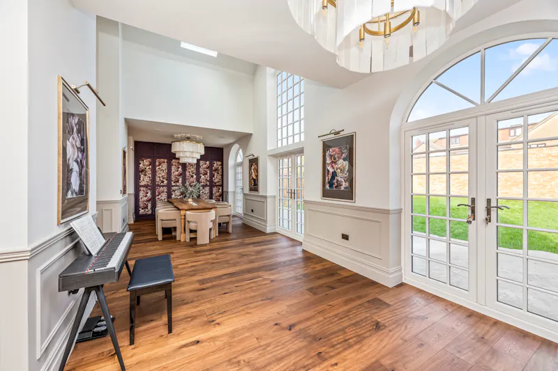 French doors at Renovated Hove rectory , B2117 (photo 13)