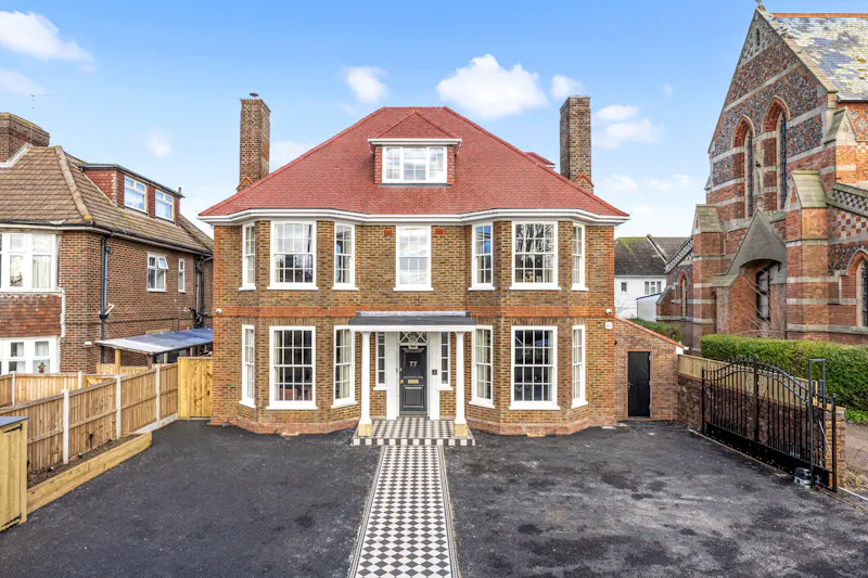 Driveway at Renovated Hove rectory , B2117 (photo 1)