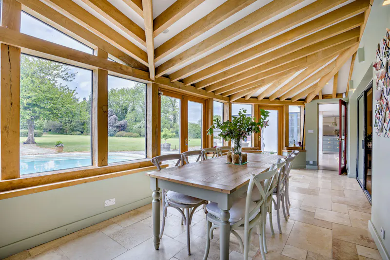Dining room at Modern 1970s Tadley Renovation , D2865 (photo 10)