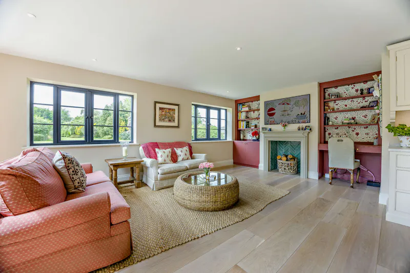 Living Room at Modern 1970s Tadley Renovation , D2865 (photo 14)
