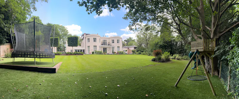 Garden at Mill Hill Georgian mansion , A1689 (photo 62)