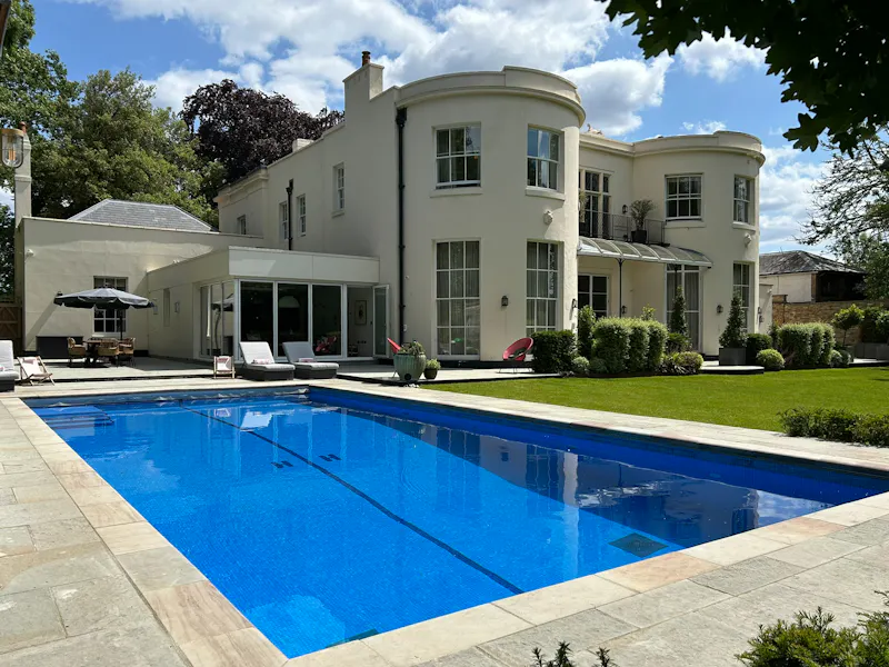 Swimming pool - outdoor at Mill Hill Georgian mansion , A1689 (photo 60)