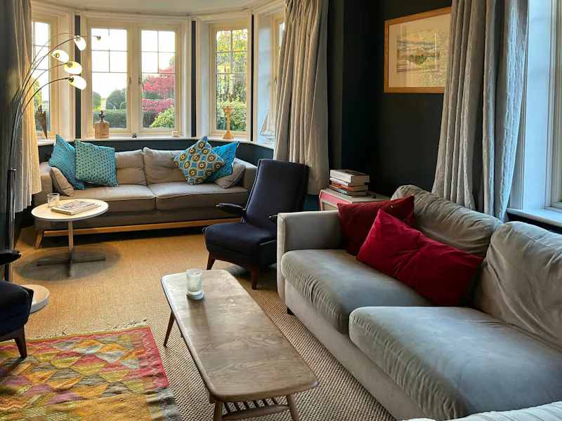 Living Room at Flackwell Edwardian Pool house, E552 (photo 5)