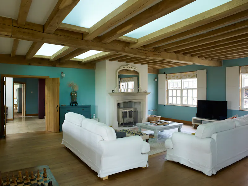Living Room at Oak framed Bayford house, D2156 (photo 14)