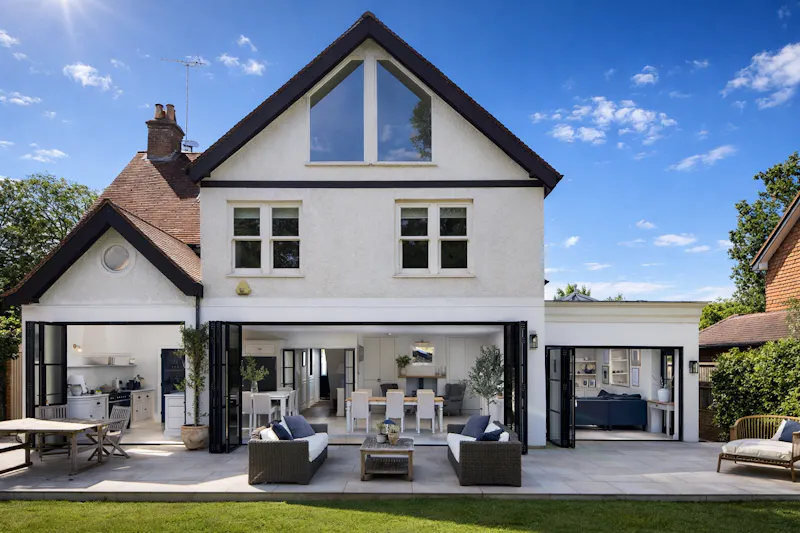 Terrace/Patio at Elegant Edwardian Oxshott home, E553 (photo 35)