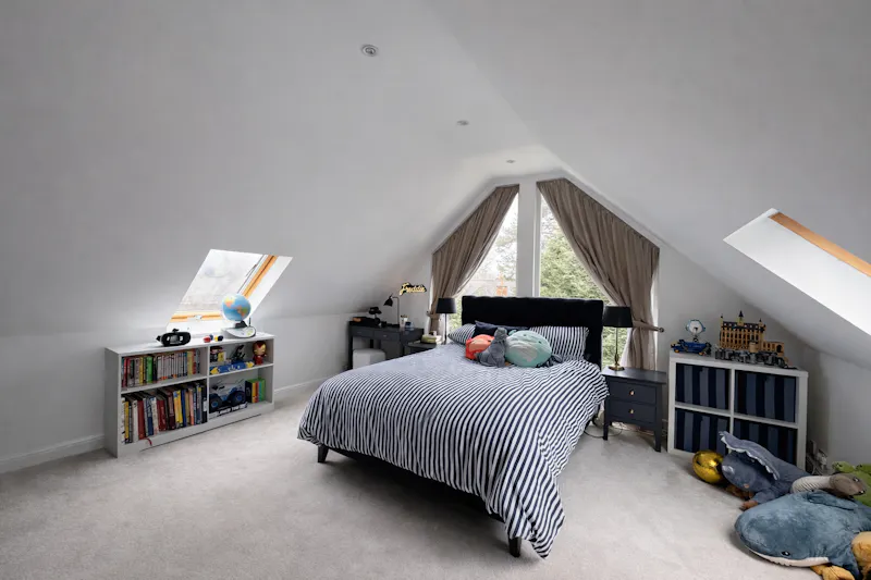 Bedroom at Elegant Edwardian Oxshott home, E553 (photo 32)
