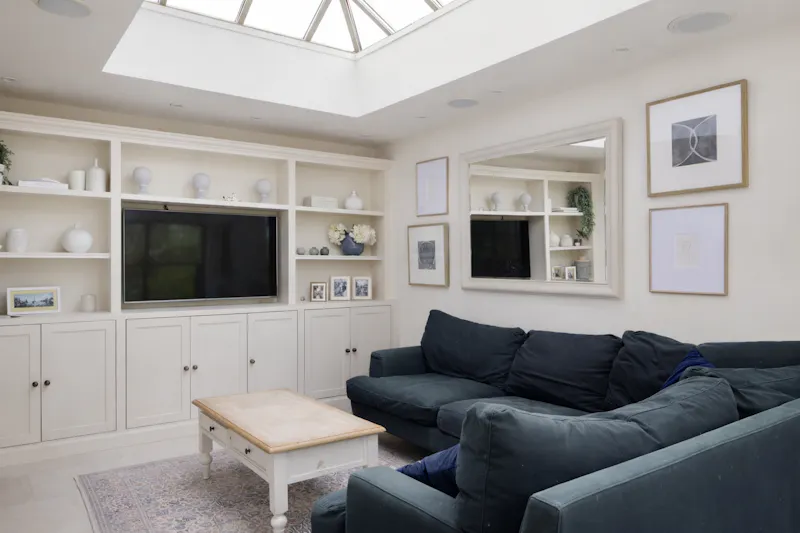Living Room at Elegant Edwardian Oxshott home, E553 (photo 12)