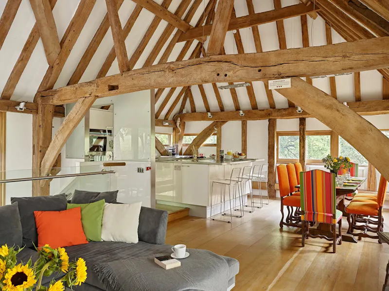 Open plan at Ashington barn conversion, L691 (photo 2)