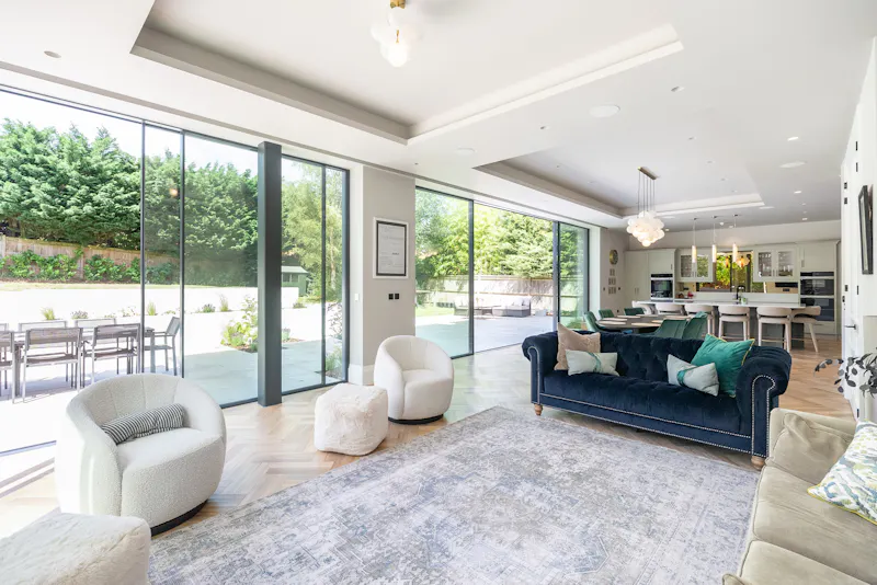 Living Room at Luxury Surrey modern mansion, D2868 (photo 7)