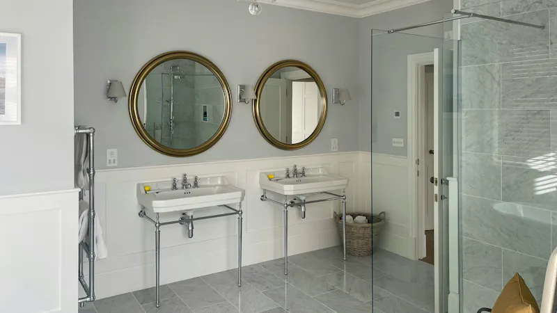 Shower at Striking Falmouth coastal home, D2869 (photo 28)