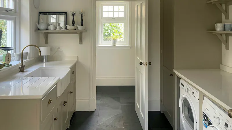 Utility room at Striking Falmouth coastal home, D2869 (photo 16)