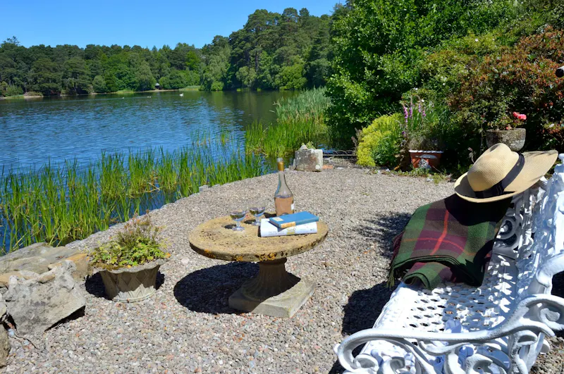 Terrace/Patio at Whimsical Elgin country house, B2127 (photo 49)