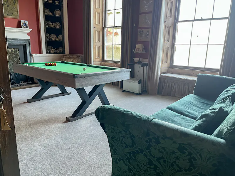 Games room at Grand Whittington stately home, A1694 (photo 15)