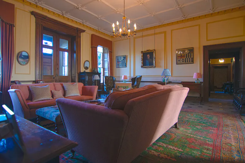 Panelling at Grand Whittington stately home, A1694 (photo 9)