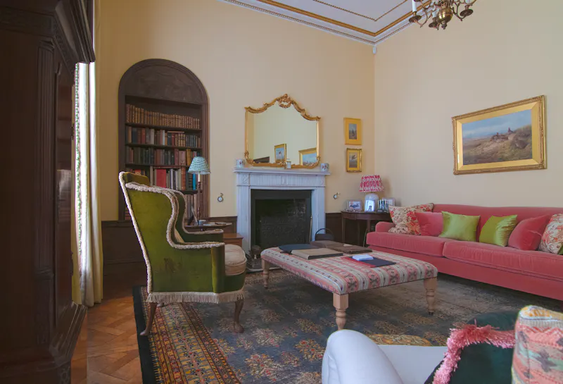 Sitting room at Grand Whittington stately home, A1694 (photo 7)