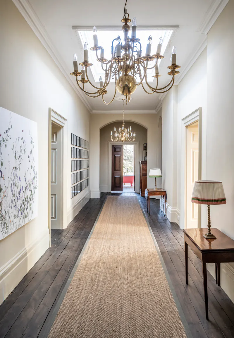 Corridor at Elegant Tugby Georgian house , A1696 (photo 26)