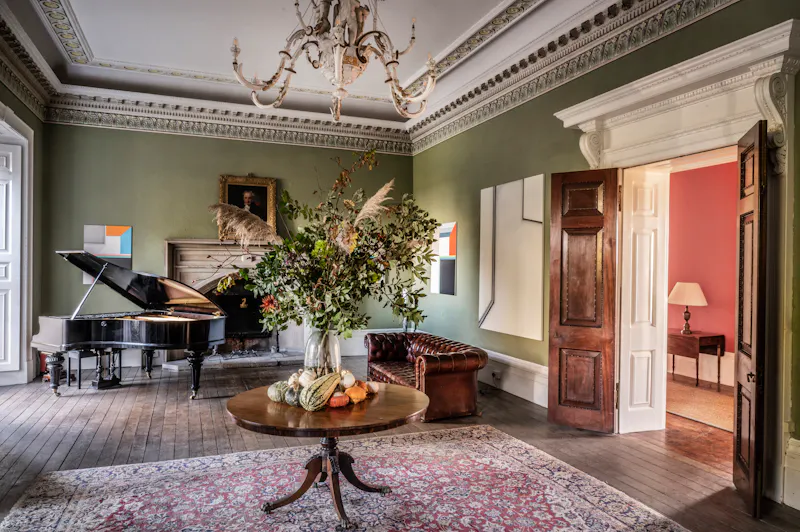 Living Room at Elegant Tugby Georgian house , A1696 (photo 12)